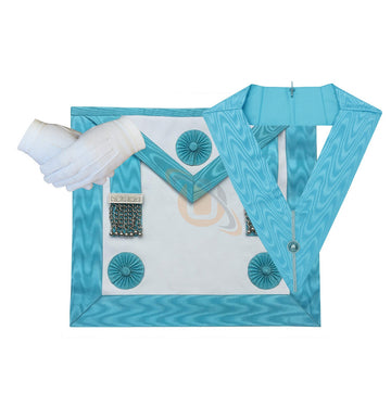 Masonic Regalia Craft Master masons MM Apron, Officer Collar and glove Unique_Regalia